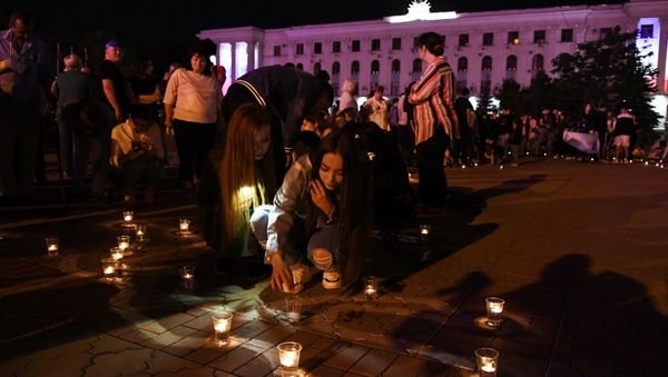 В Симферополе прошла традиционная акция Зажги огонь в своем сердце
