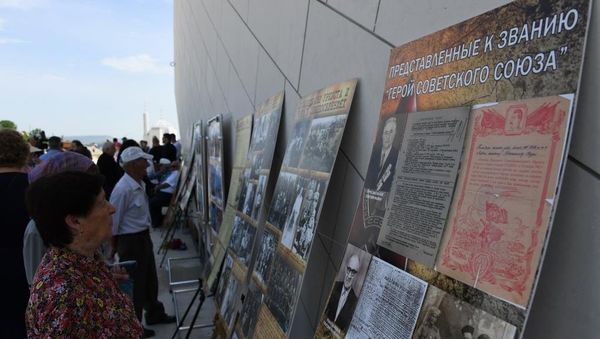 Траурные мероприятия на территории мемориального комплекса Сюрень в Бахчисарайском районе