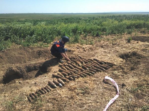 За два дня в Ленинском районе обезвредили 8 тыс боеприпасов