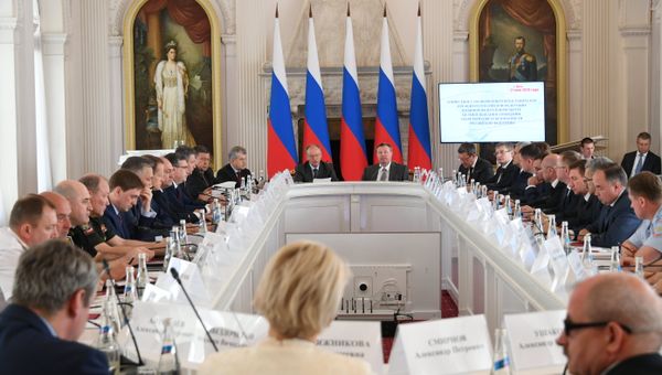 Выездное совещание в Ливадии под председательством секретаря Совбеза РФ Николая Патрушева