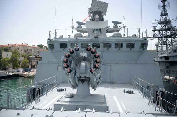 Военно-морской салон в Севастополе. Фрегат Адмирал Макаров