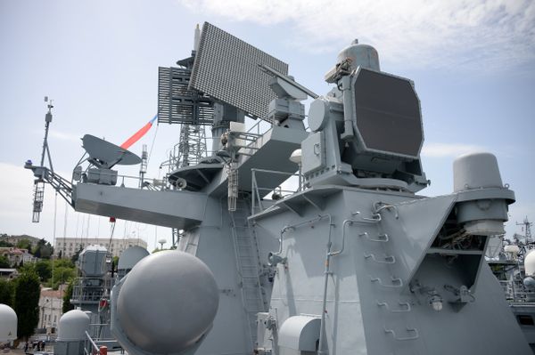 Военно-морской салон в Севастополе. Фрегат Адмирал Макаров