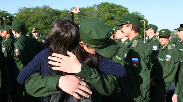  Отправка призывников из Крыма на службу в армию 
