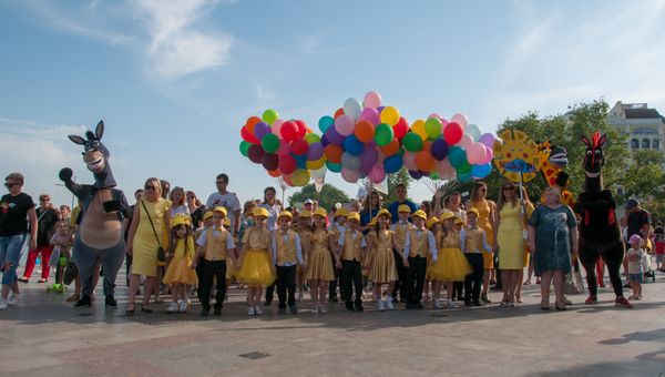 Парад дошколят в Ялте. 1 июня 2019
