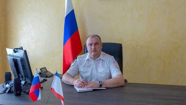 Начальник Крымского линейного управления МВД России на транспорте Денис Никаноров