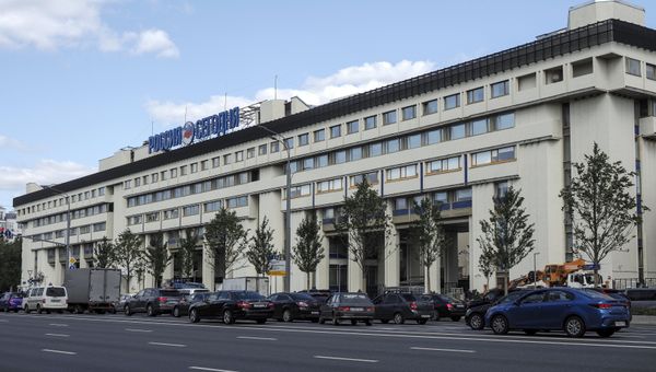 Здание МИА Россия сегодня на Зубовском бульваре в Москве. Здание МИА Россия сегодня на Зубовском бульваре в Москве.