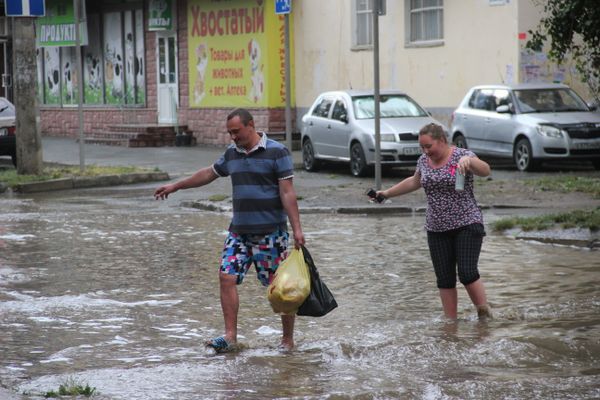  Последствия непогоды в поселке Грэсовский под Симферополем 