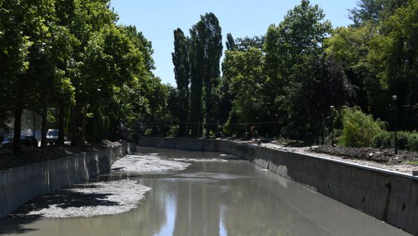 Капитальный ремонт набережной Салгира в Симферополе. 2 июля 2019 года