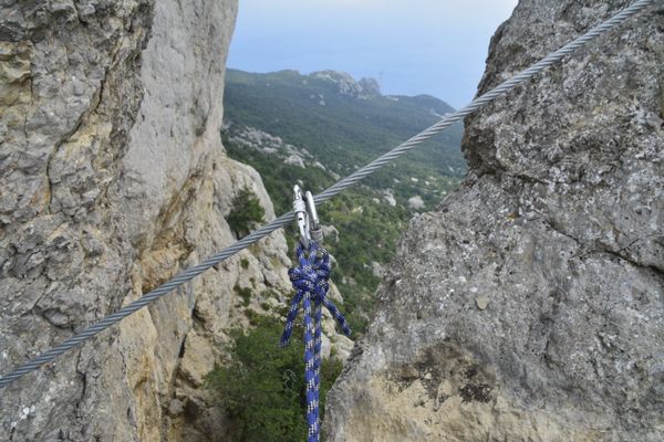 Виа феррата в Крыму. Восхождение на вершину Деликли-Бурун
