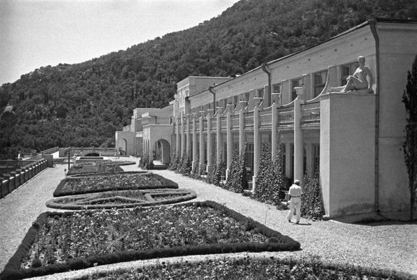 Санаторий Курпаты. Ялта, Крым. 1950 год.