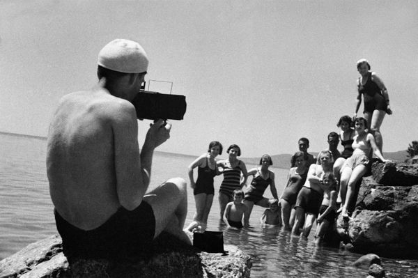 Фотография на память. Ялта, Крым. 1950 год