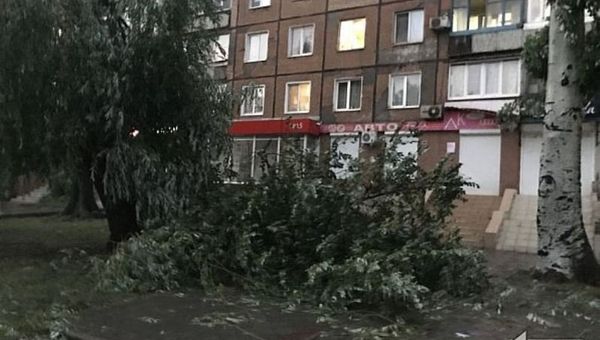 Последствия урагана в Кривом Роге