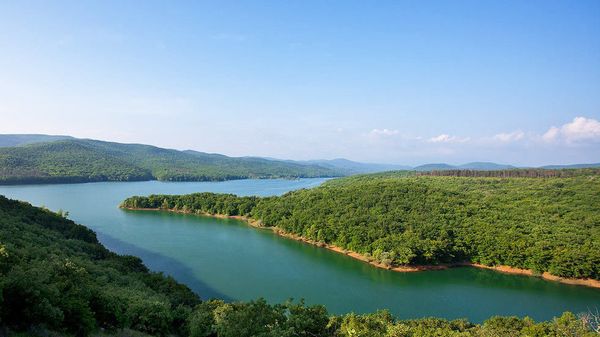 Водохранилище в Крыму