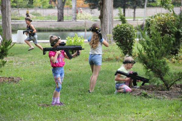 Празднование Дня семьи, любви и верности в парке им. Гагарина в Симферополе