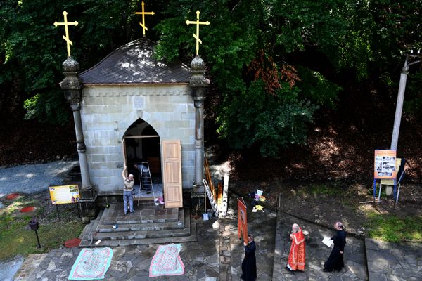 Часовня в Косьмо-Дамиановском монастыре