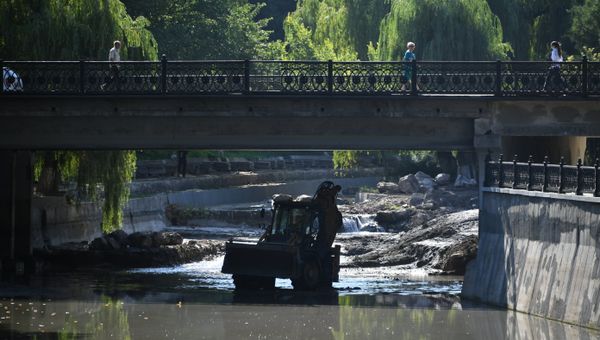 Реконструкция набережной реки Салгир в Симферополе