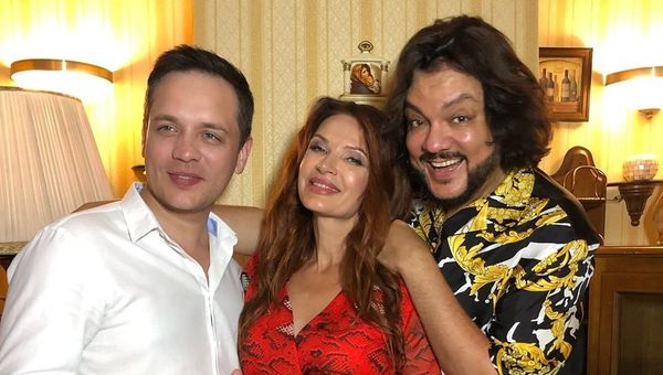 Актриса Эвелина Бледанс, певец Филипп Киркоров и актер Александр Асташенок
