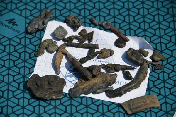 Археологические находки ежегодной экспедиции в ушедшем под воду античном городе Акра на Керченском полуострове