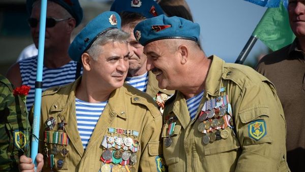Празднование Дня ВДВ в Севастополе.