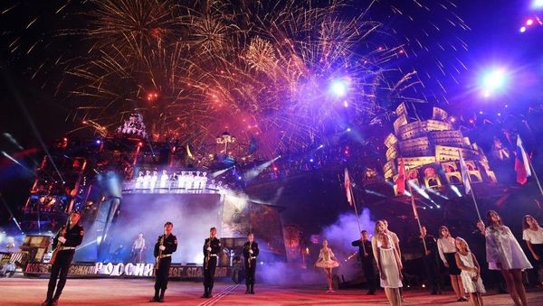 Десятое юбилейное байк-шоу на горе Гасфорта в Севастополе