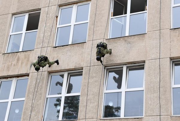 Празднование пятилетия разведотряда Русь