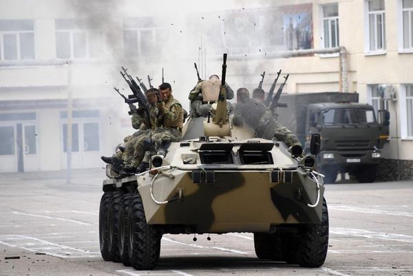 Празднование пятилетия разведотряда Русь