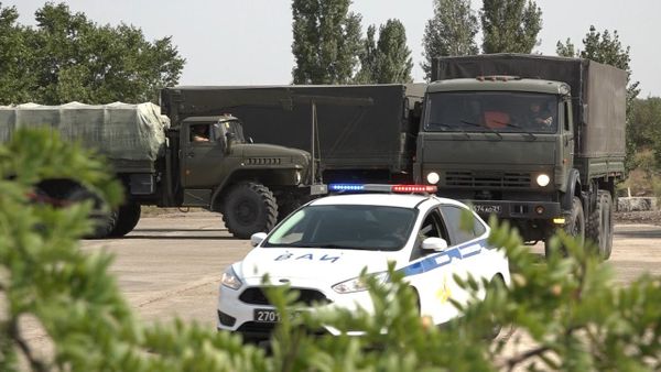 Совместные учения военной полиции и ВАИ в Крыму Совместные учения военной полиции и ВАИ в Крыму
