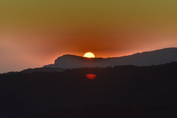 Закат солнца в Крыму