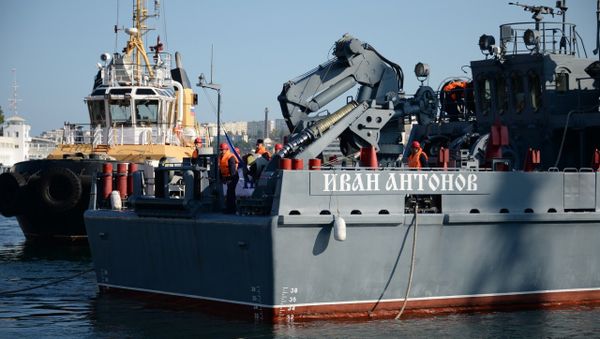 Новейший морской тральщик Иван Антонов