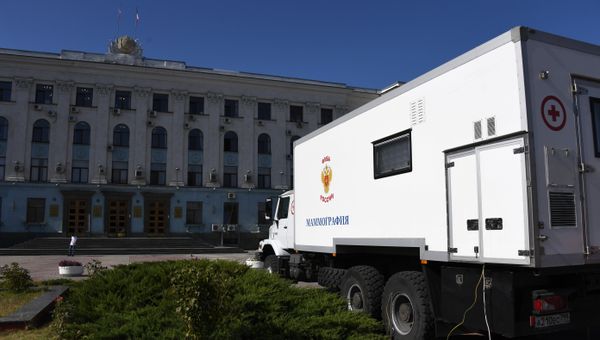 Передвижной маммограф проверяет здоровье крымчанок