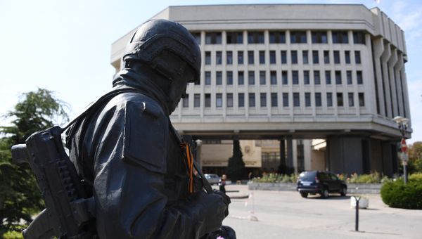 Здание Государственного совета Республики Крым в Симферополе. Здание Государственного совета Республики Крым в Симферополе.