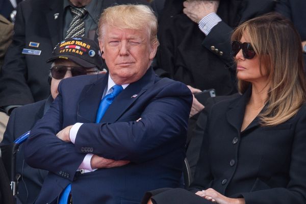 Президент США Дональд Трамп с супругой Меланьей Президент США Дональд Трамп с супругой Меланьей