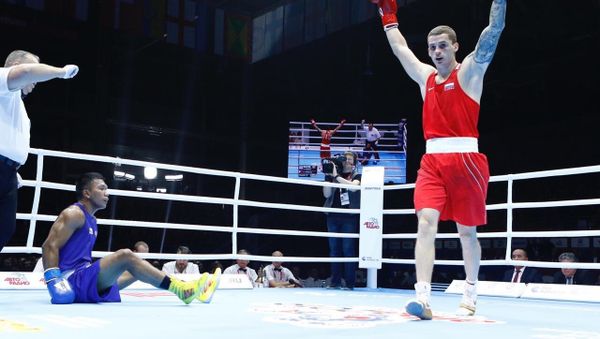 Победа Глеба Бакши в финале ЧМ-2019 по боксу