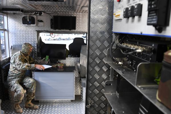 Взрывотехнический автомобиль Каркас на базе грузовика Iveco