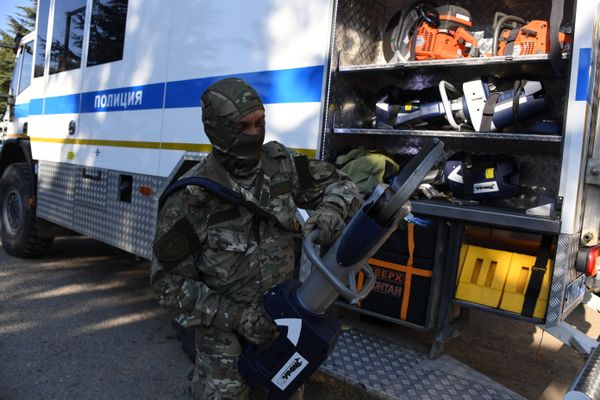 Спецоборудование взрывотехнического автомобиля Каркас на базе грузовика Iveco