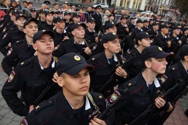 Торжественная церемония приведения к Присяге курсантов Крымского филиала Краснодарского университета МВД России 1 курса набора 2019 года