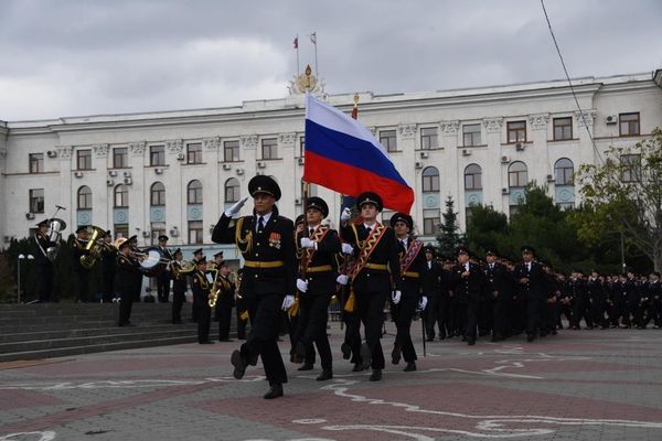 Торжественная церемония приведения к Присяге курсантов Крымского филиала Краснодарского университета МВД России 1 курса набора 2019 года.