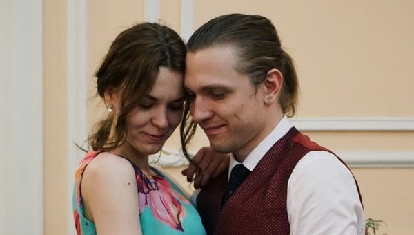 Алексей Куркин с невестой