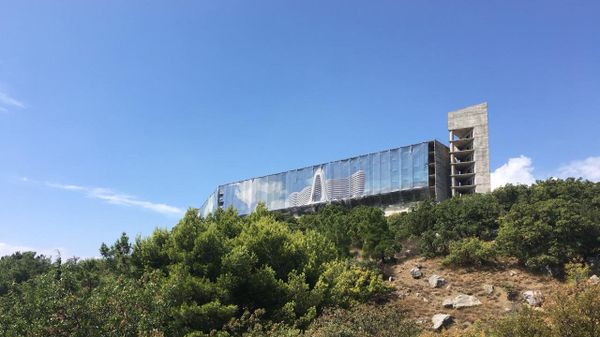 Поселок Кацивели в Крыму, где будет построена игорная зона Золотой берег
