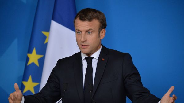 Президент Франции Эммануэль Макрон