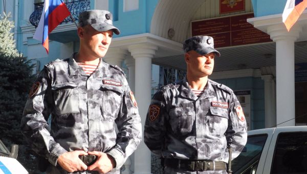 Военнослужащие Росгвардии