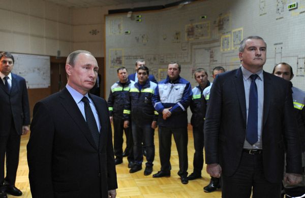 Рабочая поездка президента РФ В.Путина в Крымский федеральный округ