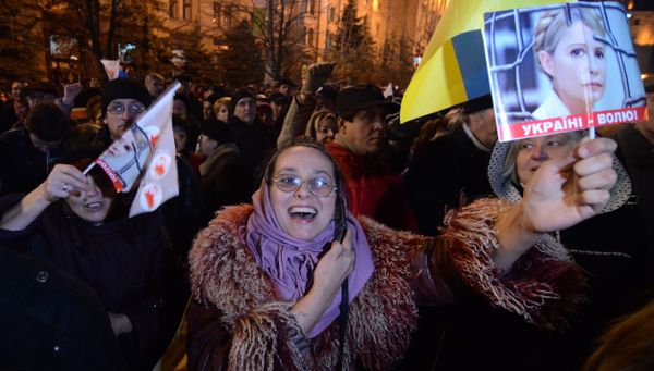 Митинг в честь 7-й годовщины оранжевой революции в Киеве Митинг в честь 7-й годовщины оранжевой революции в Киеве