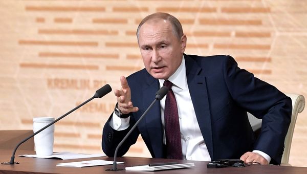 Ежегодная большая пресс-конференция президента РФ В. Путина