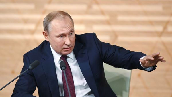 Ежегодная большая пресс-конференция президента РФ В. Путина