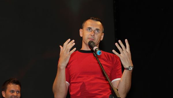 Режиссер Олег Сенцов, получивший Диплом Международной федерации кинопрессы (FIPRESCI) за фильм Украинского Национального Конкурса Гамер (Gaamer), на Одесском международном кинофестивале