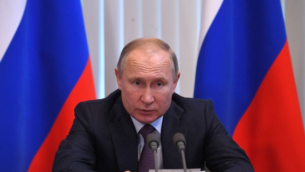 Рабочая поездка президента РФ В. Путина в Южный федеральный округ
