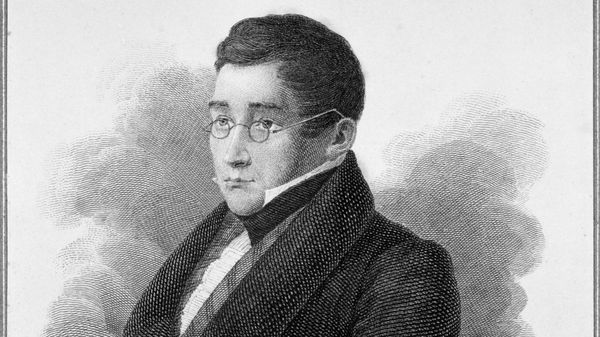 Александр Сергеевич Грибоедов - русский дипломат, поэт, драматург. Гравюра. 1829 год. Из коллекции Государственного исторического музея