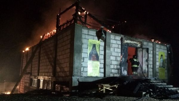 Пожар в монастыре