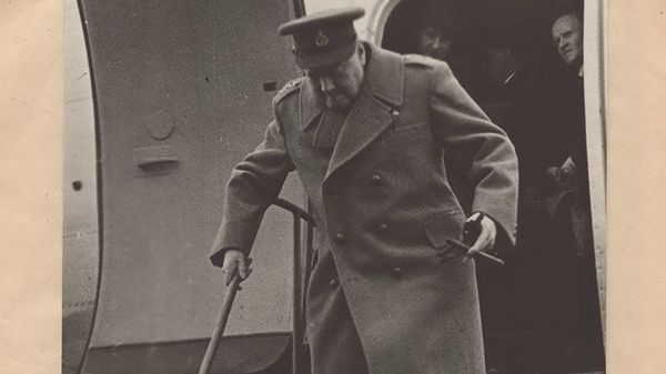Премьер-министр Великобритании Уинстон Черчилль в Крыму. Февраль1945 года